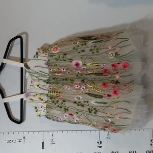 Halabaloo tulle floral dress size 6